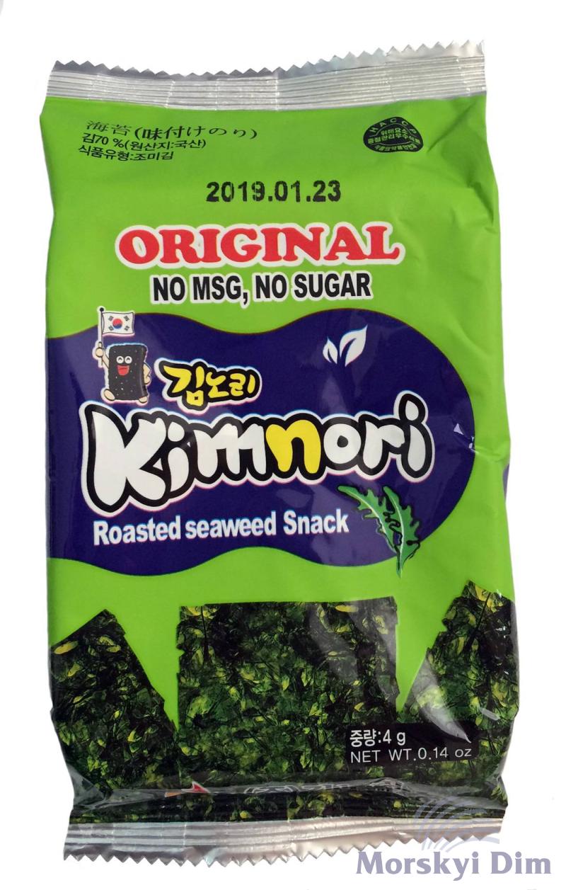 Чипсы Нори Оригинальные, Kimnori, 4г