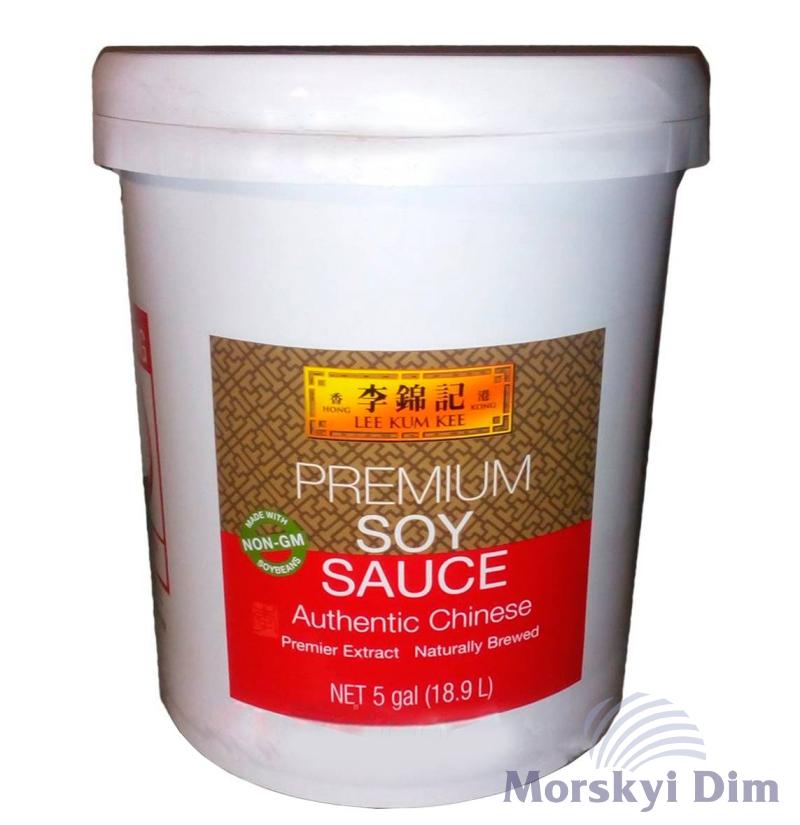 Соус соевый PREMIUM SOY SAUCE, Lee Kum Kee, 18,9л