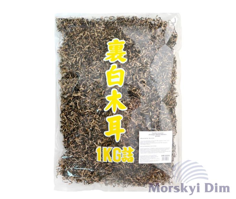 Грибы Fungus Black White сушеные нарезанные, JS, 1кг