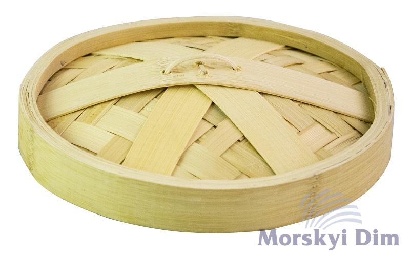 Крышка для парового лукошка бамбук 22см
