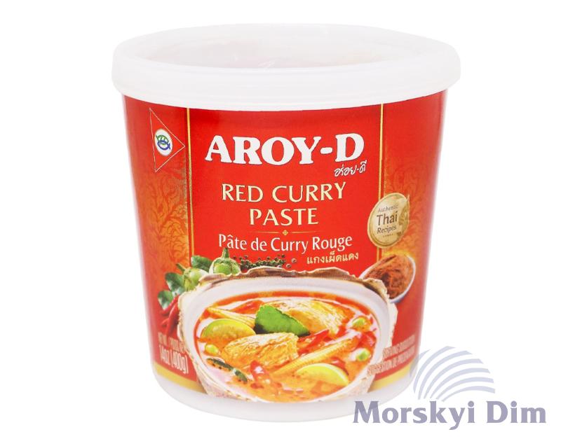 Паста карри красная, AROY-D, 400г