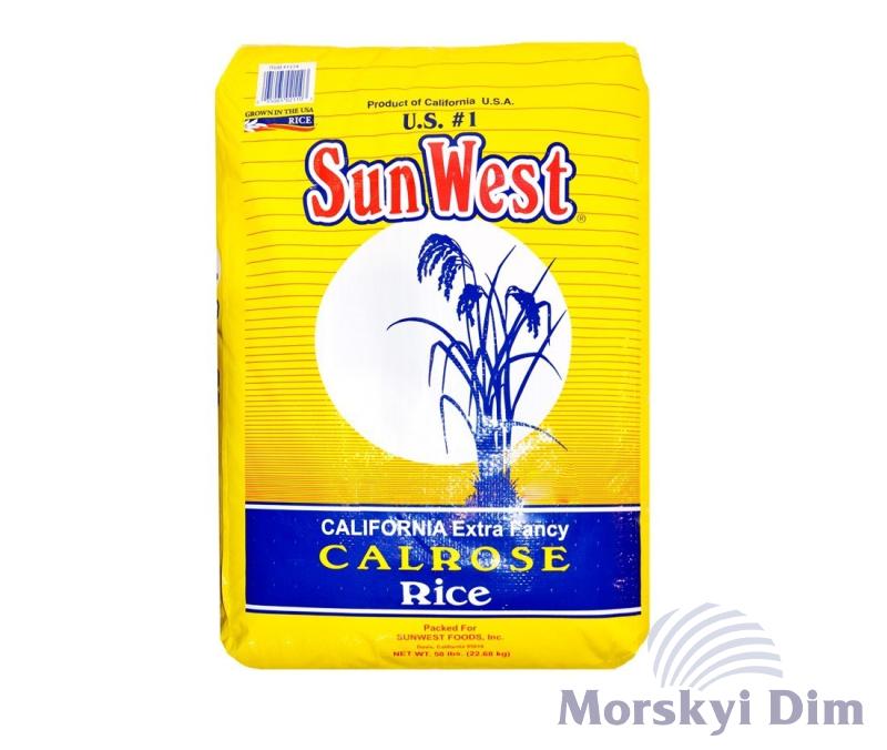 Рис для суши Sun West, 22,68 кг